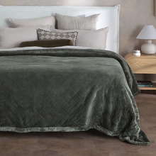 Mansfield Velvet Bed Size Blanket